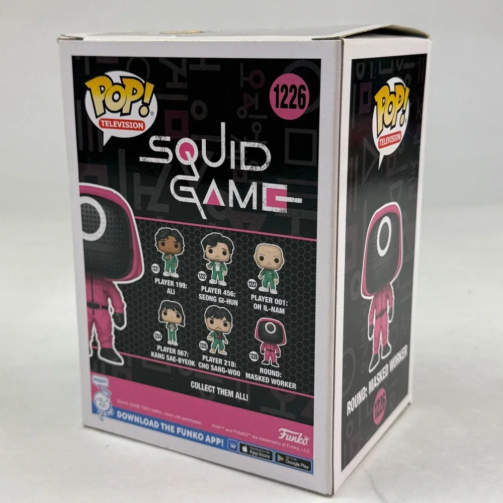 Funko Pop Squid Game Round Masked Worker 1226 Vinyl Figure‎ Netflix Mens Womens